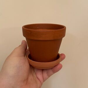 Terracotta Planter Plant Pot with Saucer